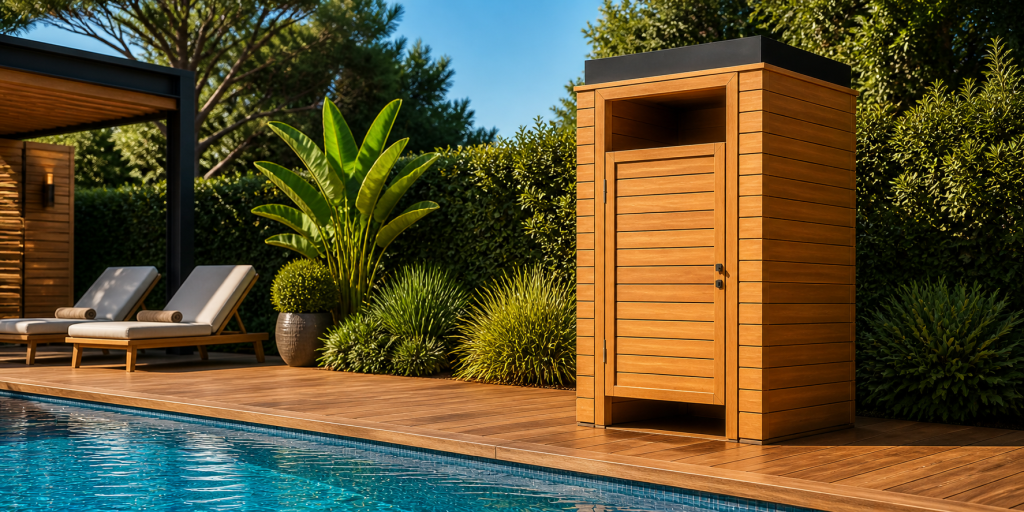 Teak iroko ahşap duşakabin