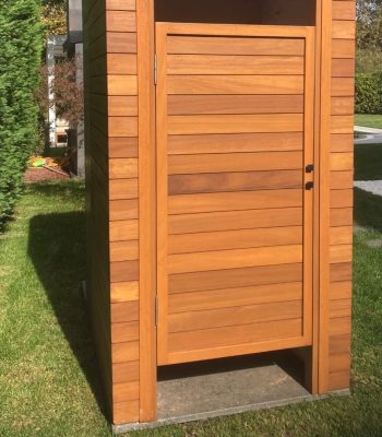 Teak iroko ahşap duş duşakabin-2