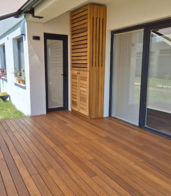 Teak iroko ahşap klima dolap ünitesi-3